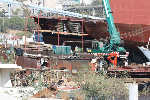 Διακοπή λειτουργίας του διαλυτηρίου πλοίων της εταιρείας «Αφοι ΣΑΒΒΑ ΕΠΕ» στην Βλύχα. 4 savas3