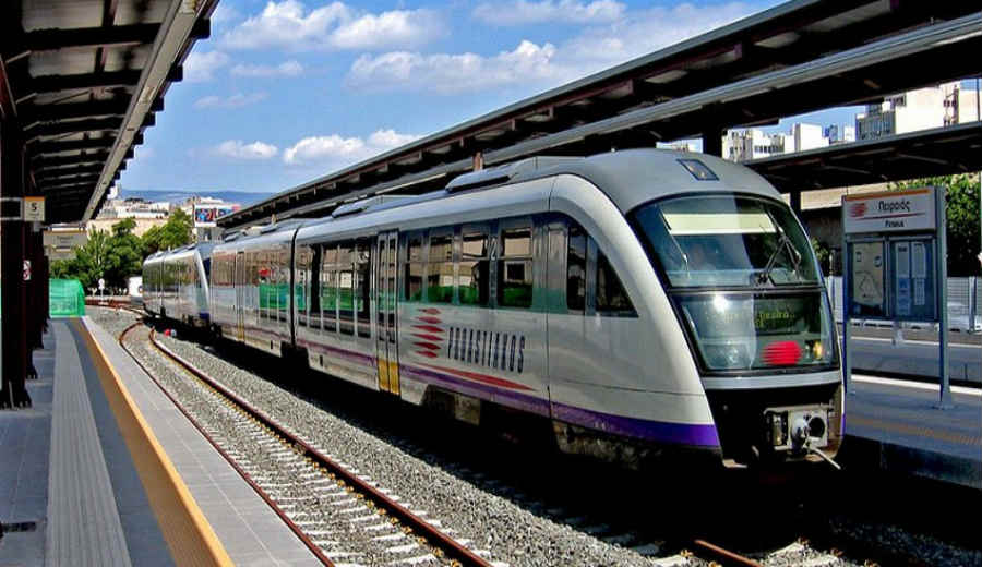 proastiakos aerodromio train athens airport 1